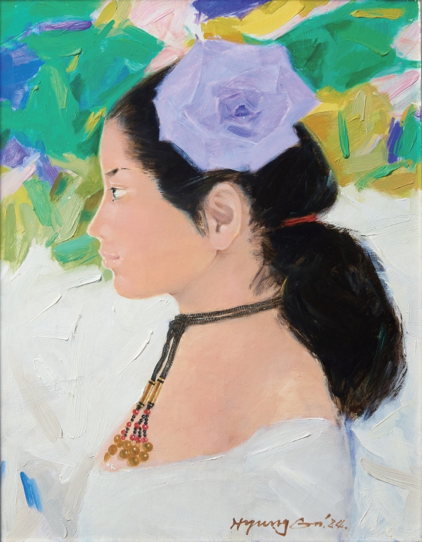 김형근, 여인,40 × 31 cm, 캔버스에 유채, 1984사진제공: 코리아나미술관