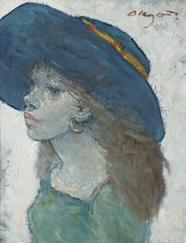 권옥연, 모자를 쓴 여인34 x 26cm, 캔버스에 유채사진제공: 코리아나미술관